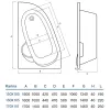 Ванна акриловая Koller Pool Karina 170х110 L (1209260138)- Фото 4